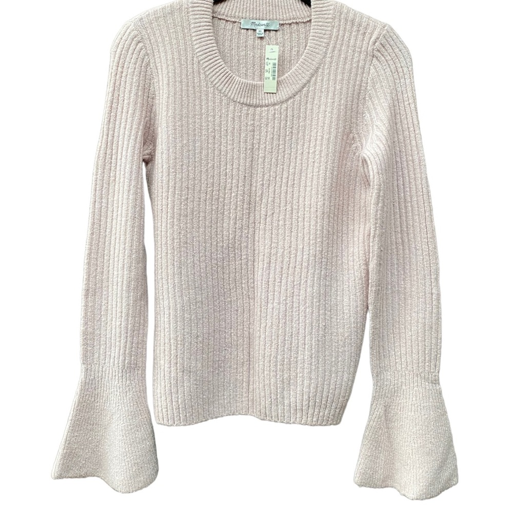 Madewell NWT Ruffle-Cuff Pullover Sweater Size XS